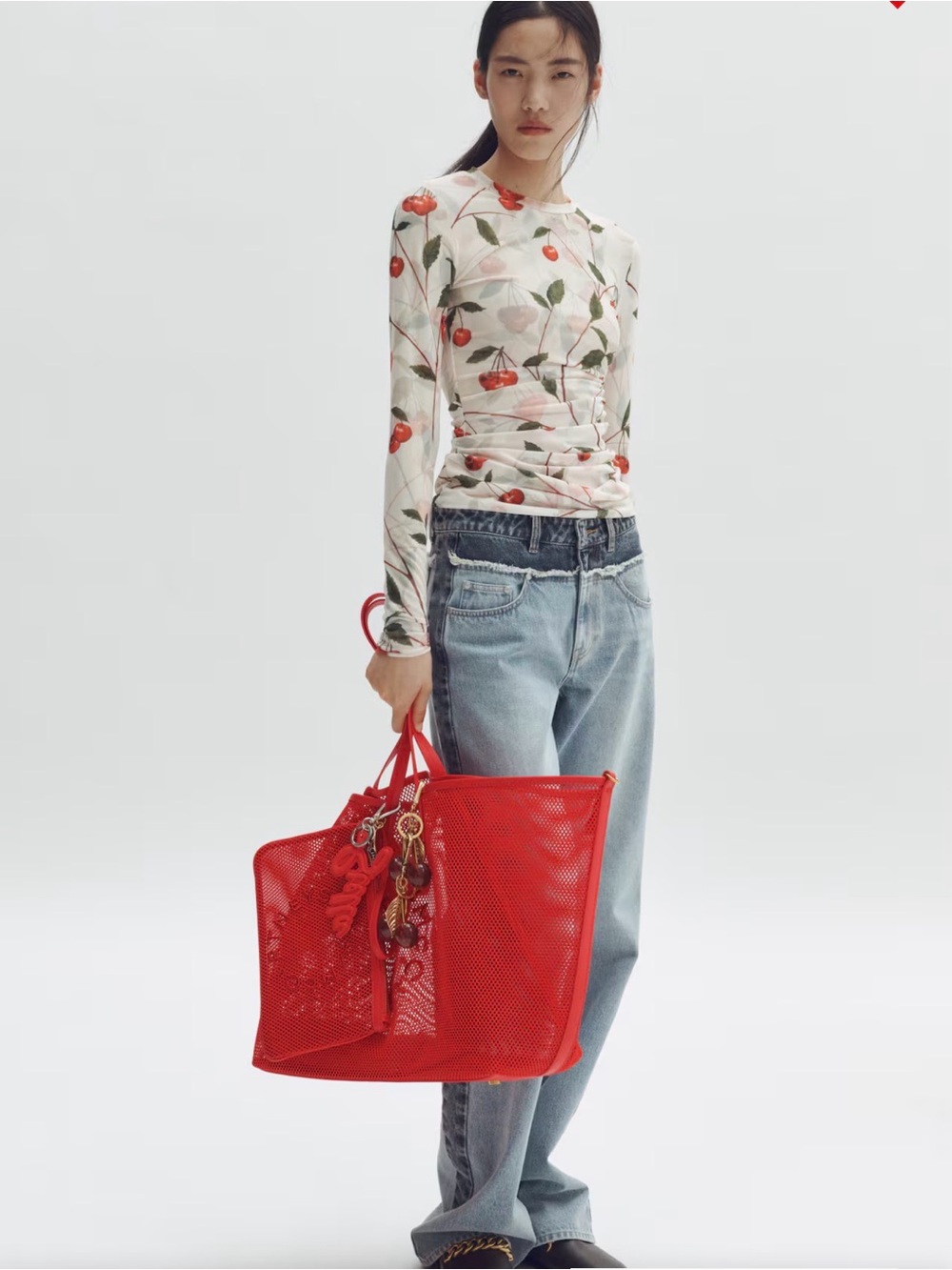 STELLA MCCARTNEY H&MLARGE MESH TOTE BAG - Picture 7 of 11